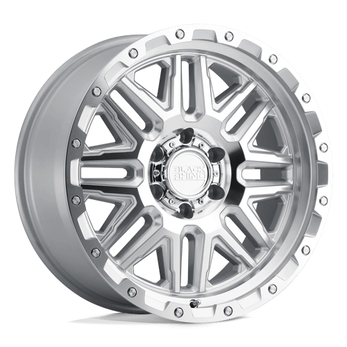 Black Rhino BRALA 17X9 6X5.5 SLVR-MIR-SS-BLT 12MM Wheels