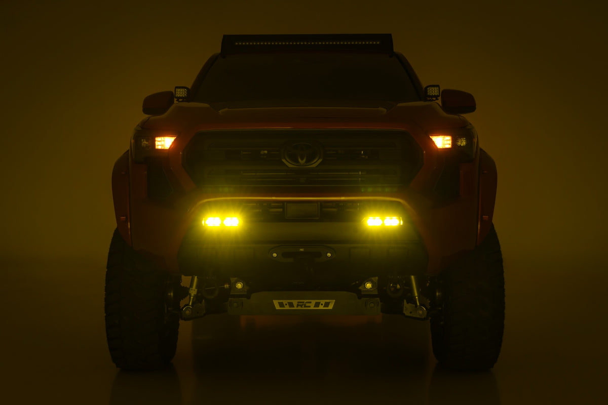 LED Fog Light Kit | 3x1.75 Inch Black Series Slim Aux | Yellow | Toyota Tacoma (2024-2026)