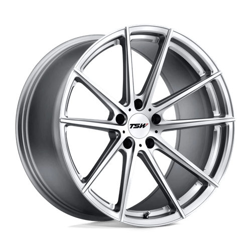 TSW TWBAT 18X9.5 5X4.5 SLV MIR FACE 39MM Wheels