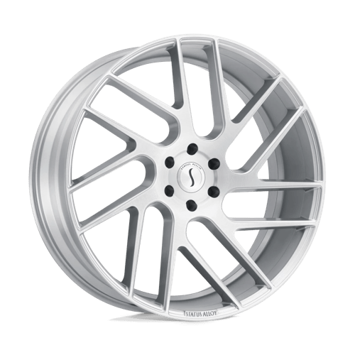 Status STJGR 24X9.5 5X4.5 SLV BRSH-FC 30MM Wheels