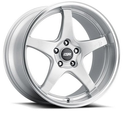 ESR Wheels CUSTOM DRILL APX5 19X9.5 -10 67.1 HYPER SILVER MACHINE LIP..PCD:..(-10 TO +35) OFFSET :