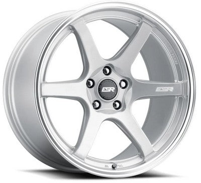 ESR Wheels CUSTOM DRILL APX6 19X8.5 -15 67.1 HYPER SILVER MACHINE LIP..PCD:..(-15 TO +30) OFFSET :