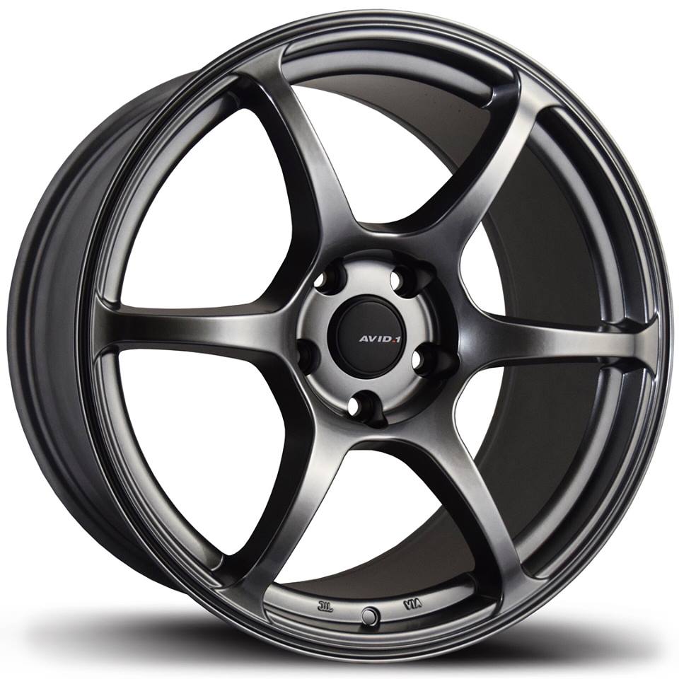 Avid 1 Wheels AV-26 HYPER BLACK 17x9 5x114.3 et40 cb73.1