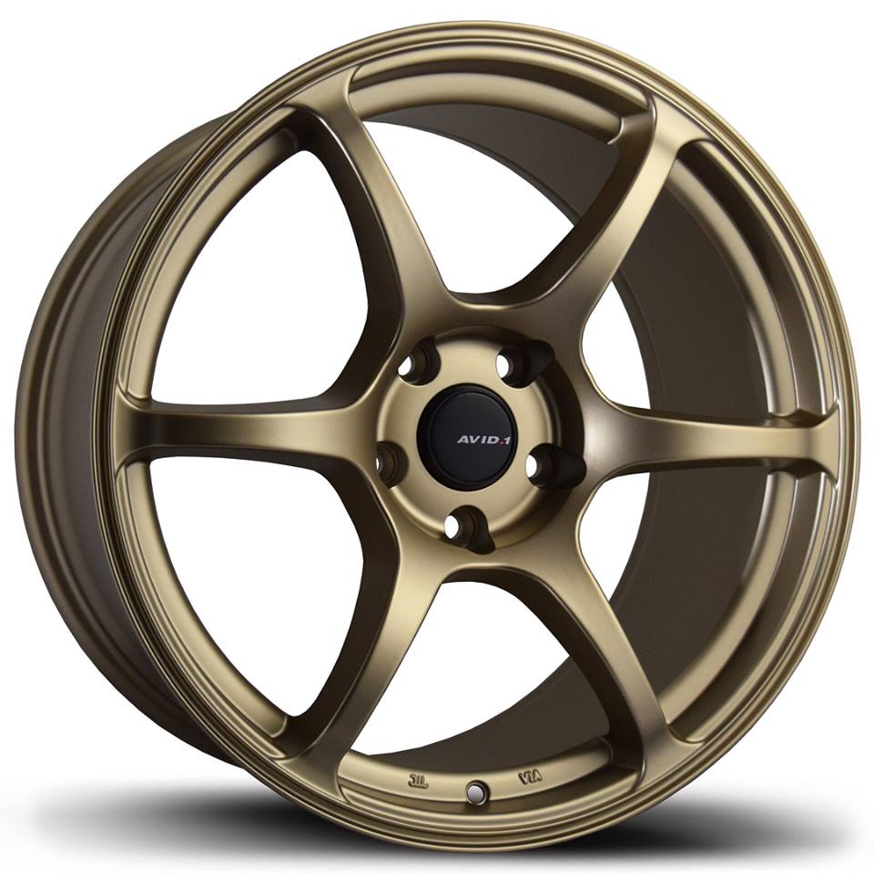 Avid 1 Wheels AV-26 RACING GOLD 18x9.5 5x114.3 et38 cb73.1