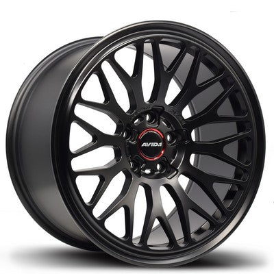 Avid 1 Wheels AV-44 Matte Black 18x8.5 5x114.3 et35 cb73.1