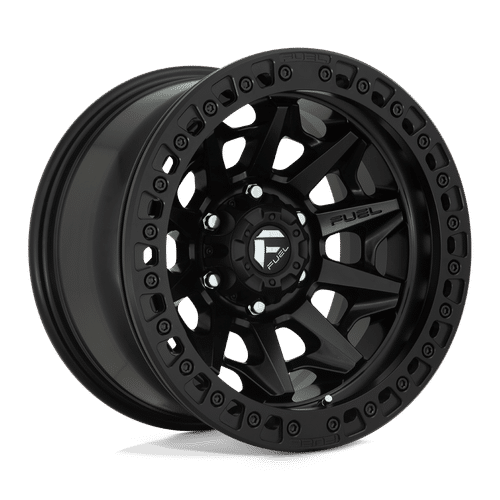 Fuel MATTE BLACK D114 17x9 5x127 Wheels