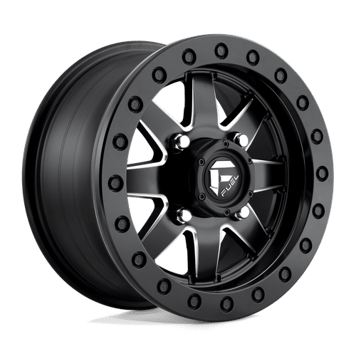 Fuel MATTE BLACK MILLED D938 18x7 4x137 Wheels