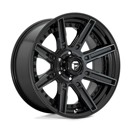 Fuel GLOSS MACHINED DOUBLE DARK TINT D708 20x10 5x127 Wheels
