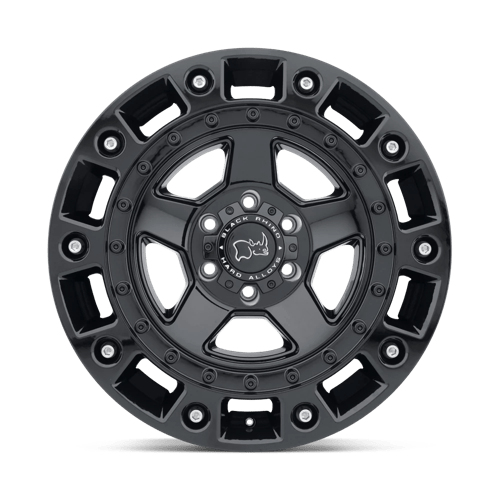 Black Rhino Hard Alloys BRCNC 18X9.5 6X5.5 G-BLK-SSBLT 12MM Wheels