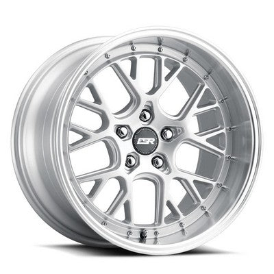 ESR Wheels CUSTOM DRILL CS11 18X10.5 +22 72.56 HYPER SILVER MACHINE LIP..PCD: