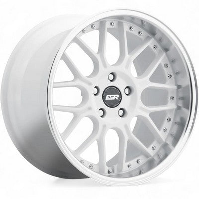 ESR Wheels CS18 Gloss White-Machined Lip 19x8.5 5x112 et40 cb72.6