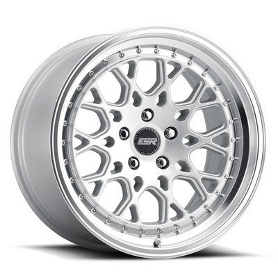 ESR Wheels CS3 TITANIUM SILVER MACHINE LIP 19x8.5 5X120 ET30 CB72.56