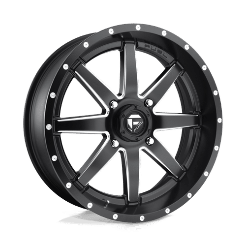 Fuel MATTE BLACK MILLED D538 20x7 4x156 Wheels