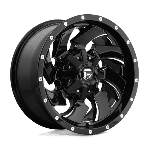 Fuel GLOSS BLACK MILLED D574 18x9 8x180 Wheels