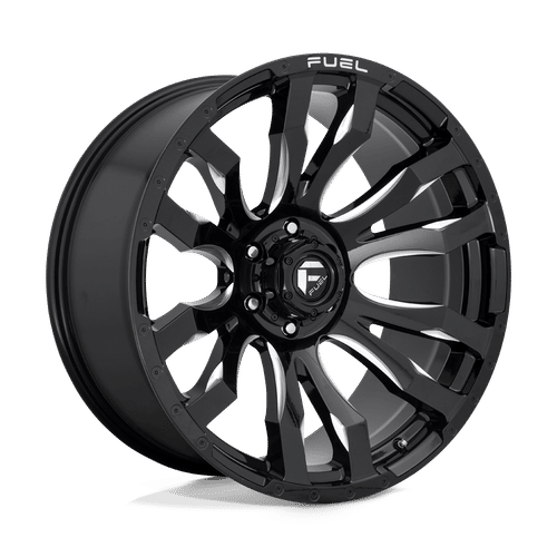Fuel D673 20x8.25 8x200 -227 GLOSS BLACK MILLED