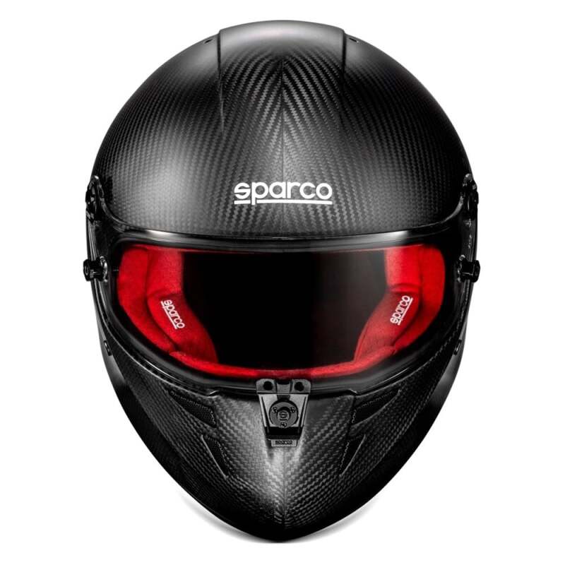 SPARCO Stealth RF Carbon Helmet - Medium - Red