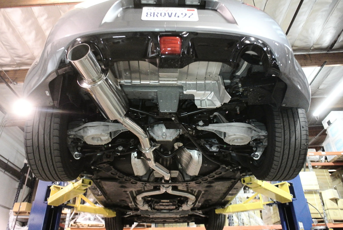 Infiniti G37 08-13 / Q60 14-15 (Coupe, RWD) Single Exit Exhaust System – Stainless Tip – LWT-CBS-N7Z-DS + LWT-XT-1610