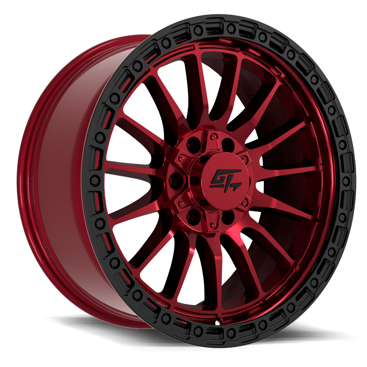 Renegade 18x9 6x135 / 6x139.7 +12 Red Anodized with Black Ring