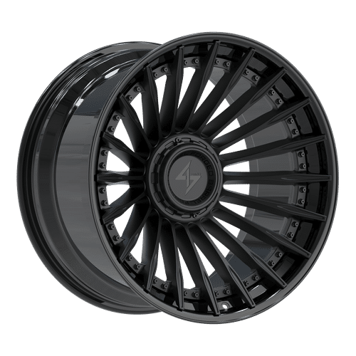 SENTALI BFX Gloss Black Lip / Matte Black Centre BFX1 22x12 5x127/5x139.7 Wheels