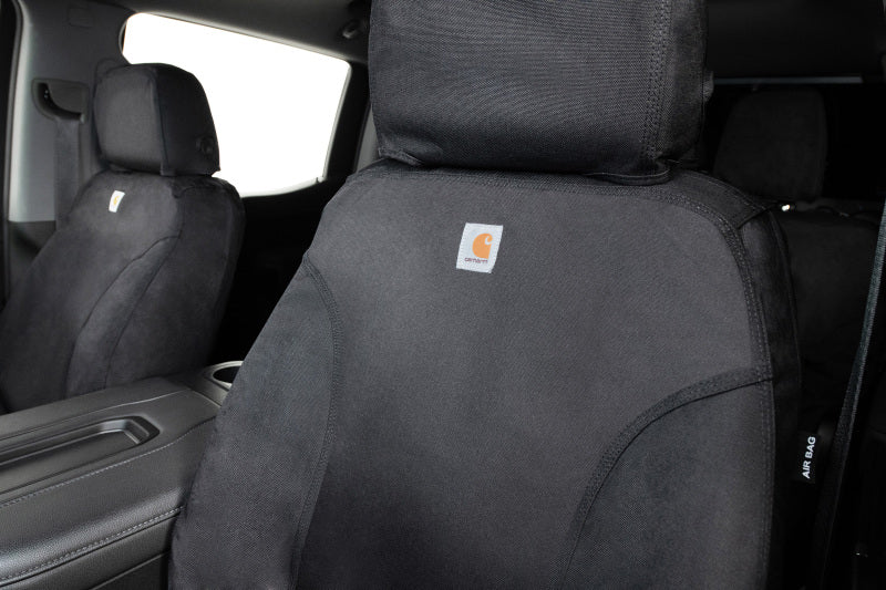 Covercraft 09-14 Dodge Ram 1500/HD Carhartt Super Dux SeatSaver Custom Front Row Seat Covers - Black
