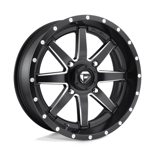 Fuel MATTE BLACK MILLED D538 18x7 4x137 Wheels