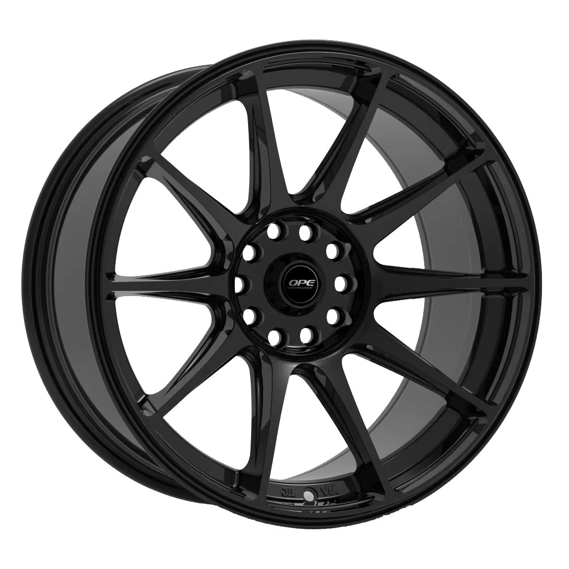 OPE AL10 17x7.5 5x100 /5x114.3 Satin Black | ET 35 | CB 66.1