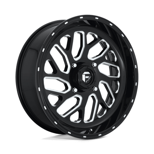 Fuel GLOSS BLACK MILLED D581 20x7 4x137 Wheels