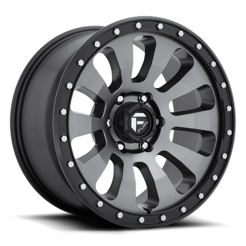 Fuel MATTE GUN METAL BLACK BEAD RING D648 TACTIC 18x9 6x139.7 Wheels