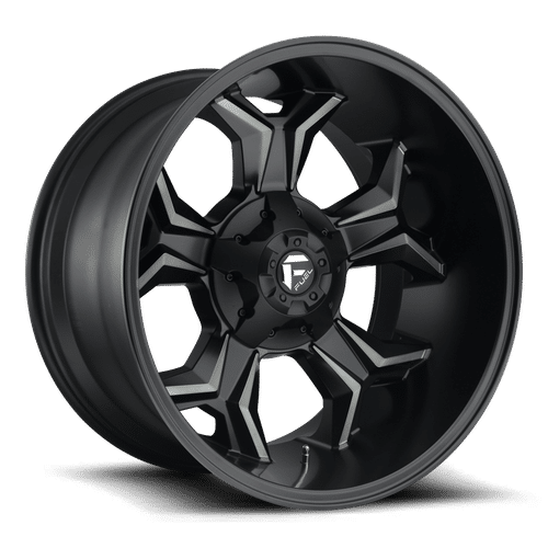 Fuel MATTE BLACK DOUBLE DARK TINT D605 AVENGER 22x12 6x135/6x139.7 Wheels