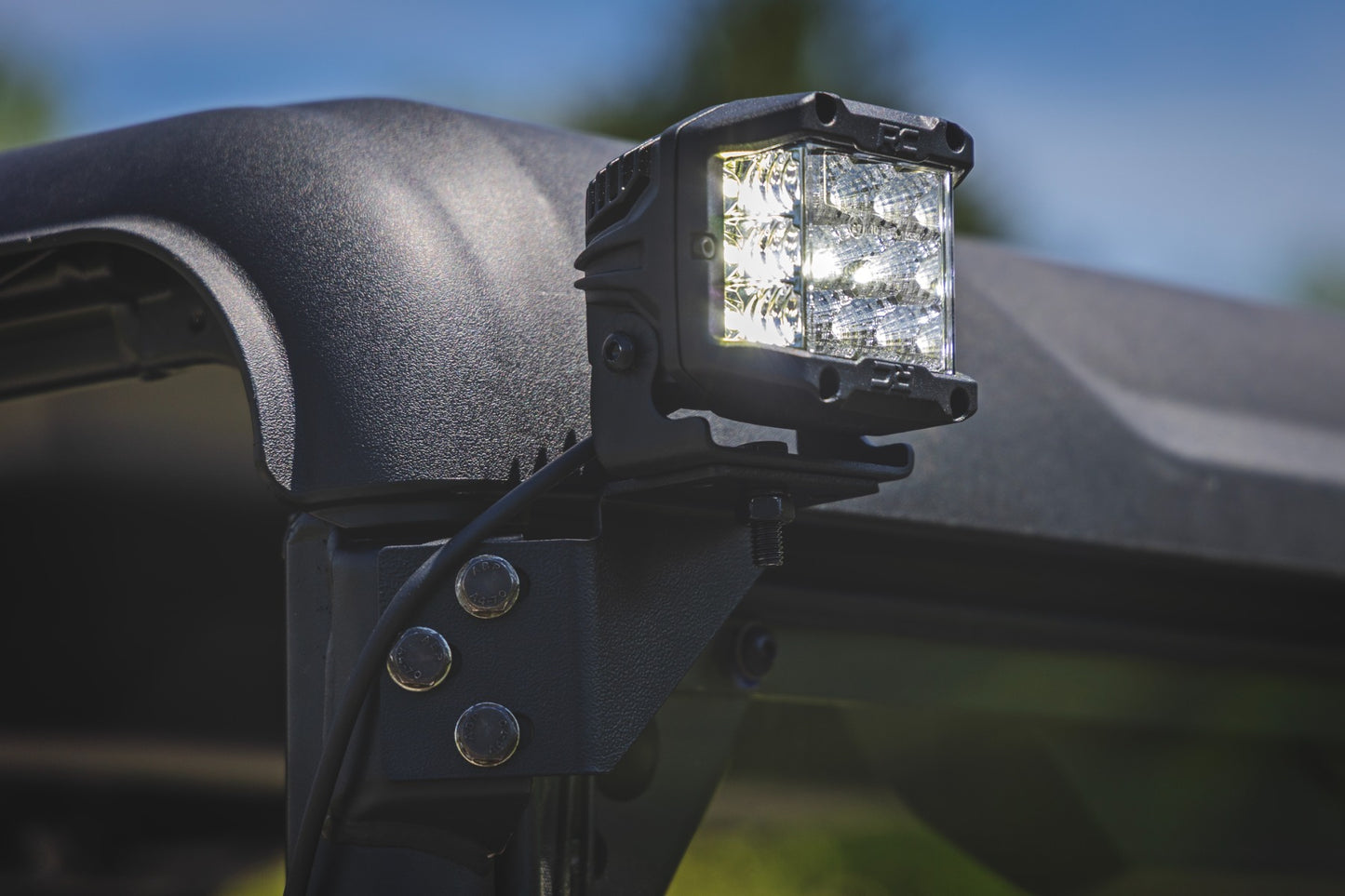 LED Light Kit | Rear Mount | 2" Black Pair | Amber DRL | CFMOTO UFORCE U10 1000 PRO (2025)