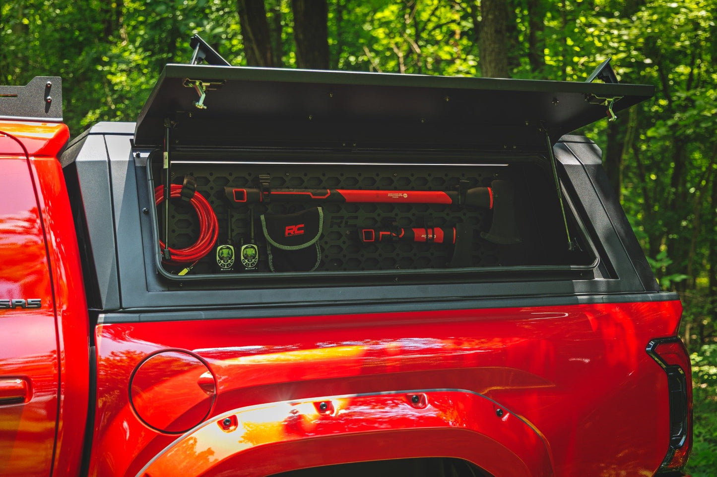 Bed Cap Molle Panel Side Storage Bin | Drivers Side | Toyota Tacoma (16-26)