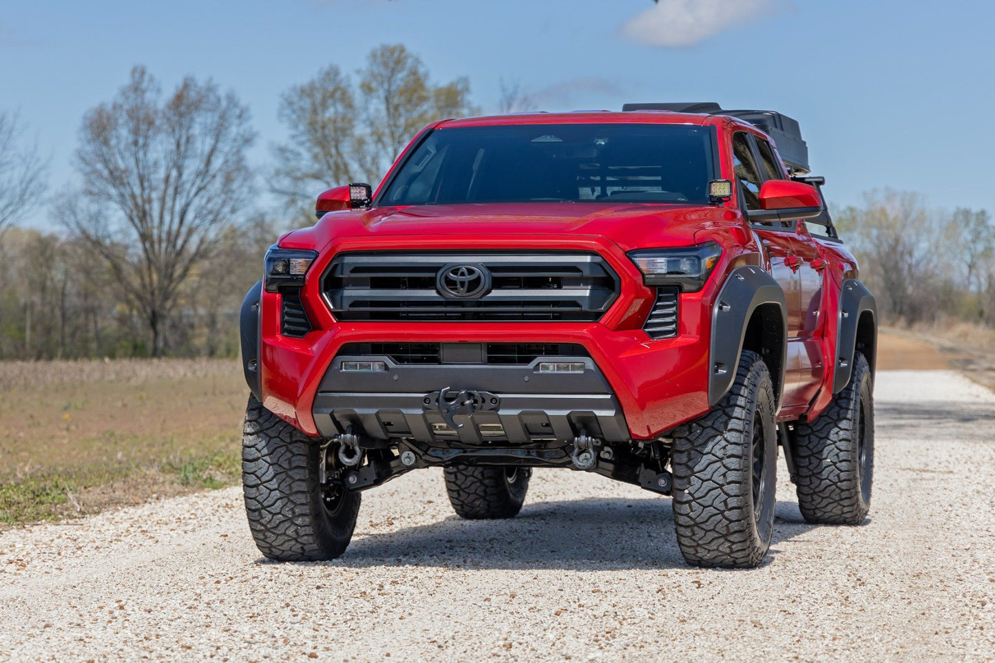 LED Light Kit | Ditch Mount | 2" Black Pair | Flood | Toyota Tacoma (24-25)