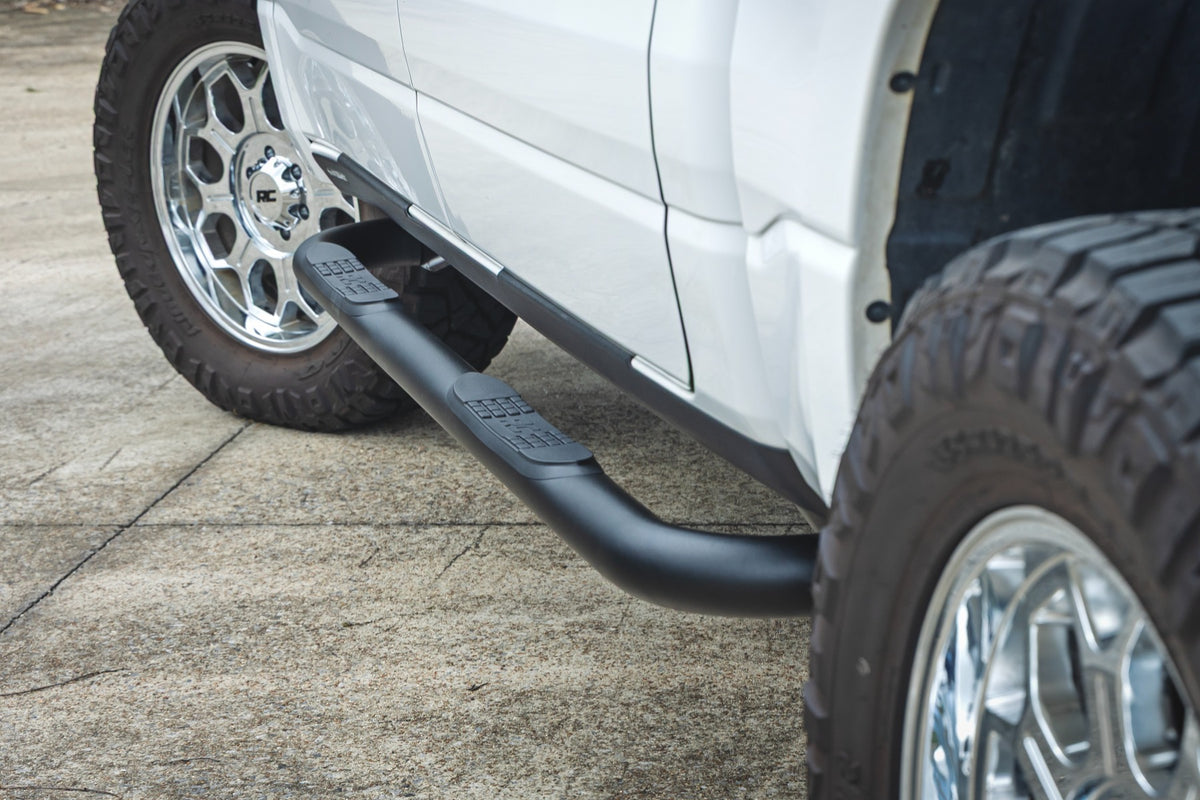 Nerf Steps | 3-Inch Tube | Crew Cab |Ram 1500 (19-26)/1500 TRX (21-24)