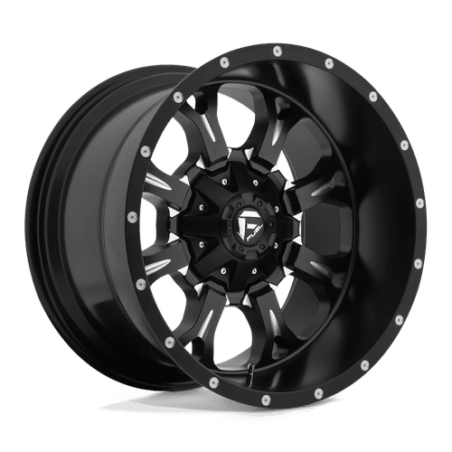 Fuel MATTE BLACK MILLED D517 20x12 6x135/6x139.7 Wheels