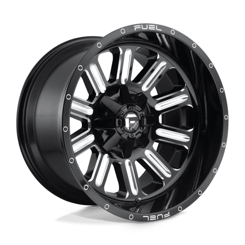 Fuel D620 15x8 6x139.7 -18 GLOSS BLACK MILLED