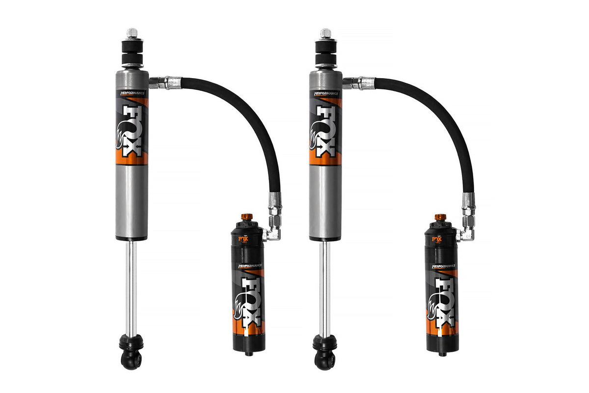 FOX 2.5 Remote Reservoir Front Shocks - DSC | 8 Inch Lift | Performance Elite Series | Ram 2500 (14-27)