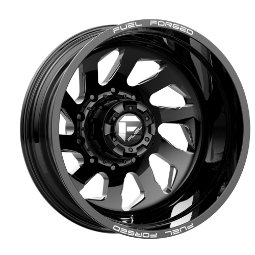 Fuel 1PC FF39D DRW 22X8.25 10X225 -202 NBL (DR) Wheels