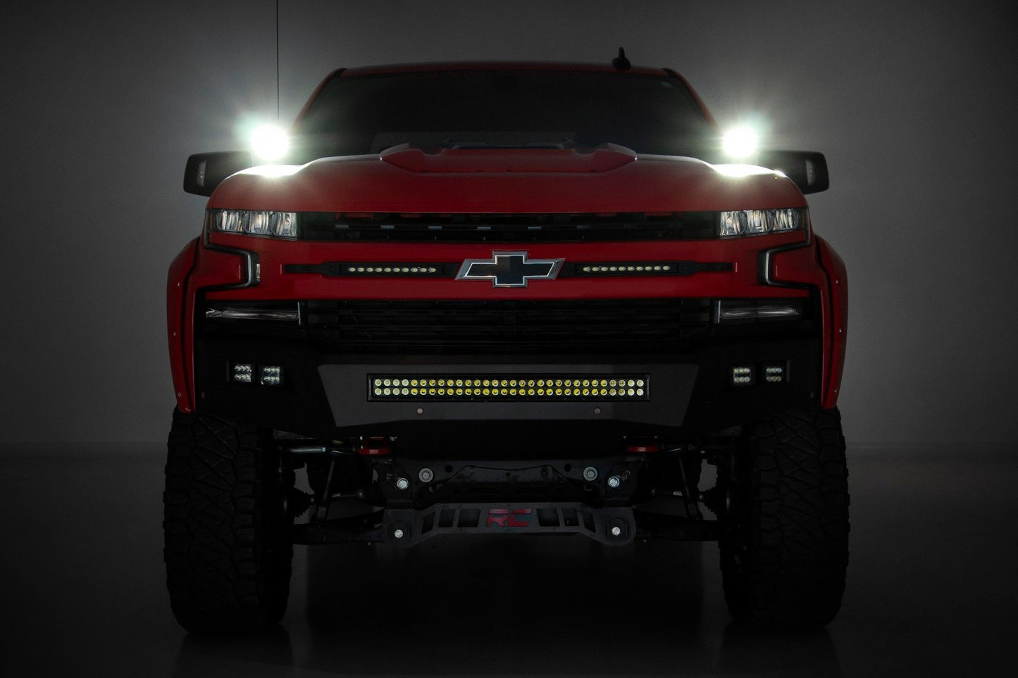 LED Light Kit | Ditch Mount | 3" OSRAM | Wide | Chevy Silverado 1500 (19-26)