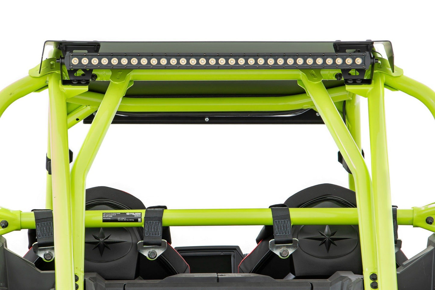 LED Light Kit | 30 Inch Curved | Rear Bracket | Black Series | Polaris RZR Turbo S4