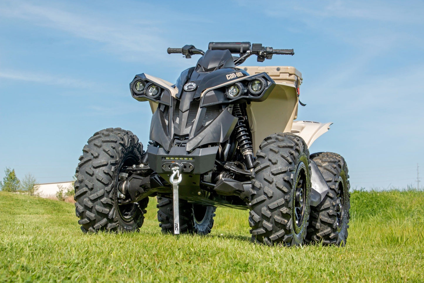 Winch Bumper | Black Series LED | 6" Light | Slime Line | Can-Am Renegade 1000/Renegade 500