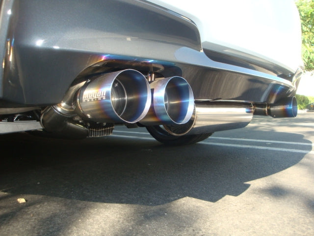 BMW E82 1M 11-12 – Supremo Exhaust System – Burnt Rolled Tips – MR-ABE-BE821M-VO+M
