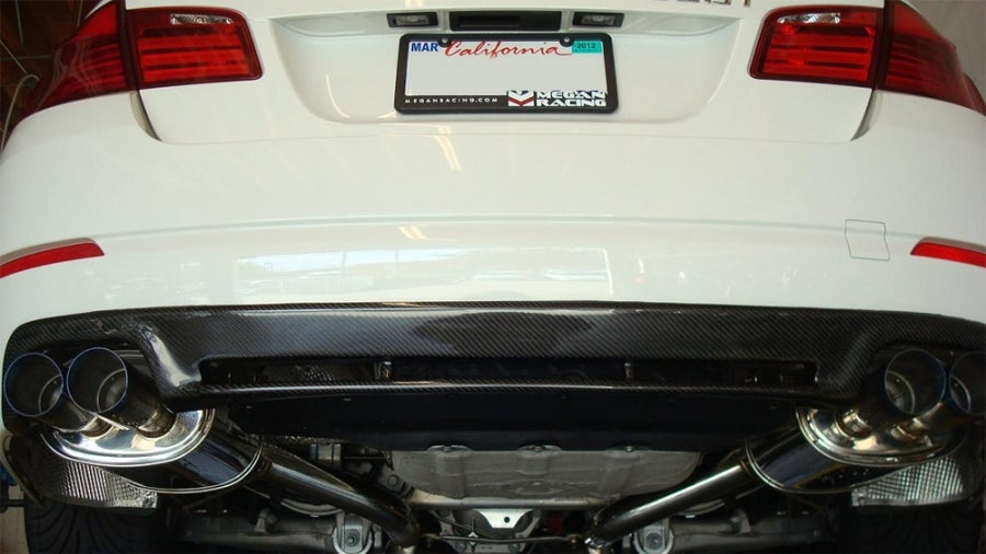 Supremo Exhaust System for BMW F10 2011+ (535i w/ M-Sport Bumper) – Blue Titanium Tips – MR-ABE-BF10V2-BT-RR+RL