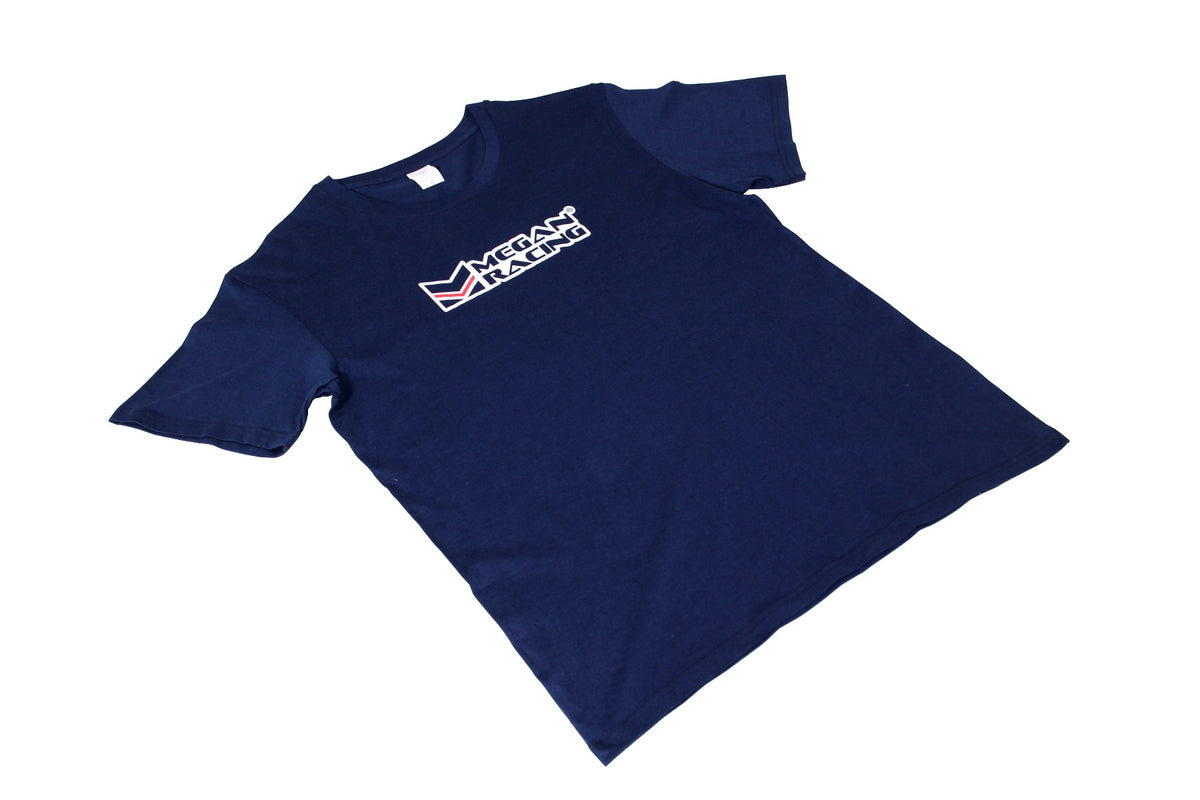 Megan Racing Logo T-Shirt- Blue - Size: US: X-Large, ASIA: 3XL