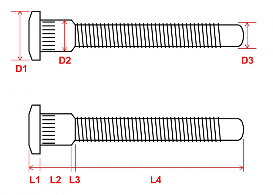 Extended Wheel Studs for Honda Civic 88-00 – 16pcs – MRS-HA-0390