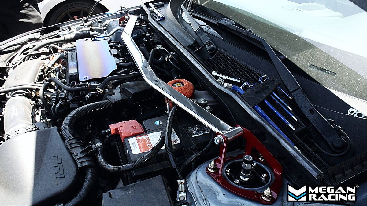 Honda Civic 16-21 (Hatchback) & 2022+ (Exc Hybrid, Type-R) Front Upper Race-Spec Strut Bar – MR-SB-HC22FU-1P