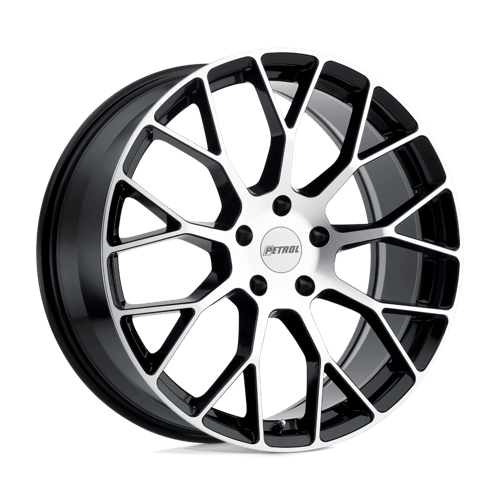 Petrol PE P2B 17X8 5X120 76 G-BLK MACH +35 Wheels