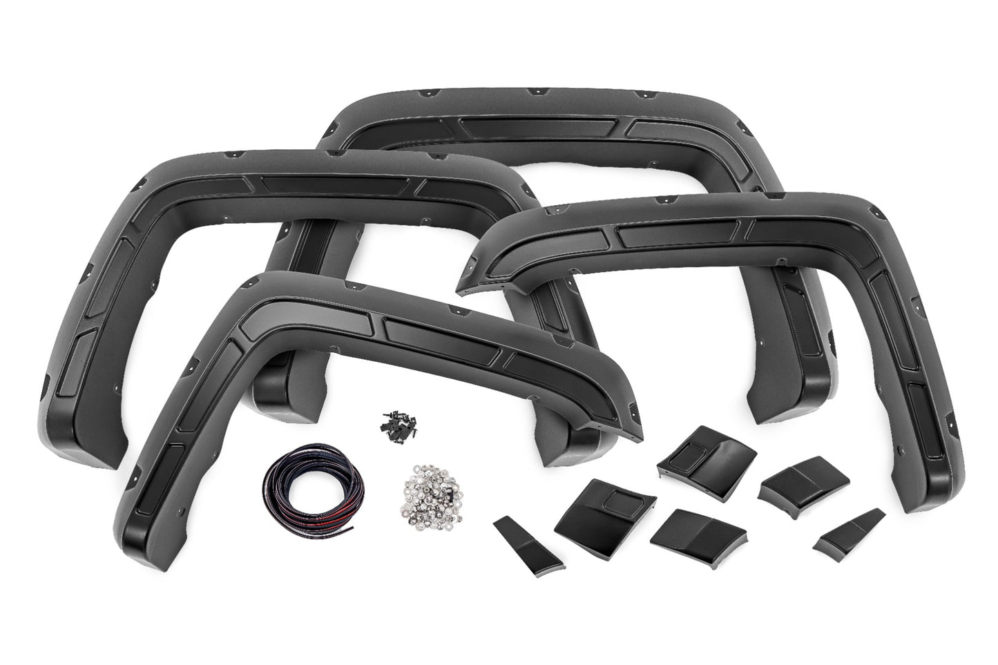 Pocket Fender Flares | Silver | GMC Sierra 1500 (14-18)/Sierra 2500 HD (15-19)