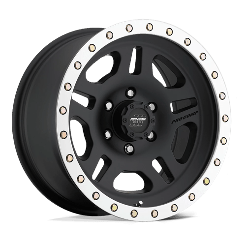 Pro Comp PXA29 17X8.5 6X5.5 S-BLK MACH 0MM Wheels