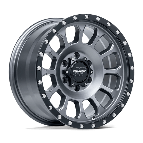 Pro Comp Alloys ROCKWELL 17X8.5 5X5 71 +0 M-GREY BLK Wheels