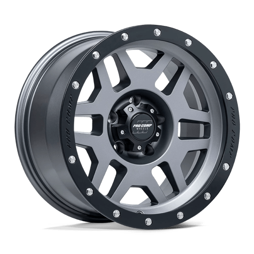 Pro Comp Alloys PHASER 17X9 6X5.5 108 -6 M-GRPHT-BLK Wheels